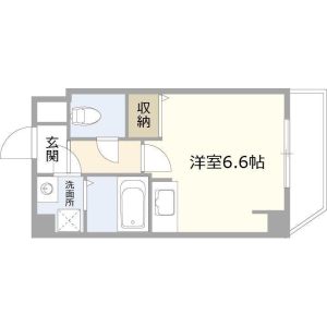 ワンルーム 間取り図