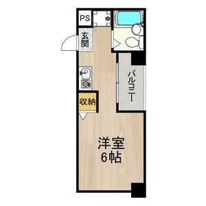 ワンルーム 間取り図