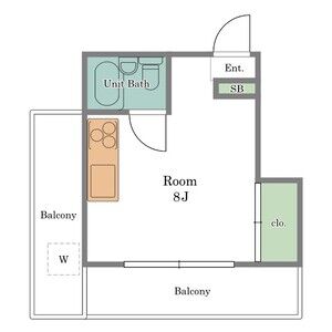 ワンルーム 間取り図