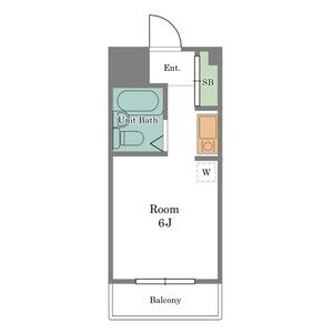 ワンルーム 間取り図