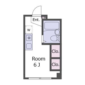 ワンルーム 間取り図