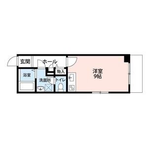 ワンルーム 間取り図