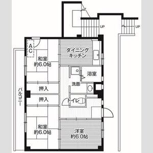 3DK 間取り図