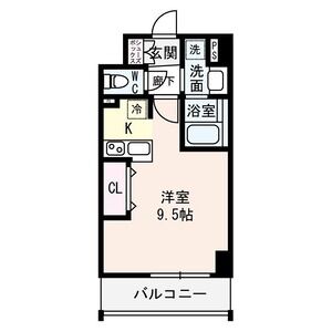ワンルーム 間取り図