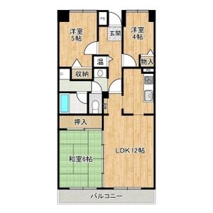 3LDK 間取り図