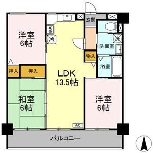 3LDK 間取り図