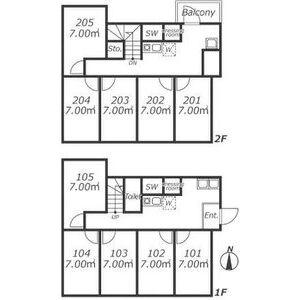 ワンルーム 間取り図
