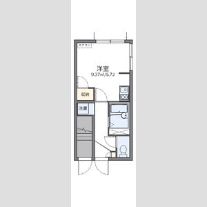 ワンルーム 間取り図