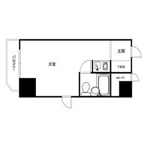 ワンルーム 間取り図