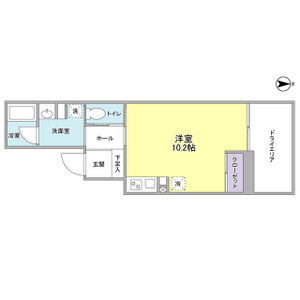ワンルーム 間取り図