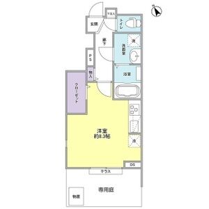 ワンルーム 間取り図