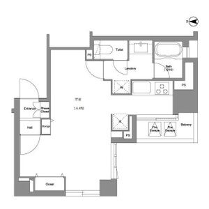 ワンルーム 間取り図