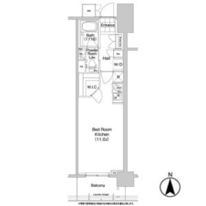 ワンルーム 間取り図
