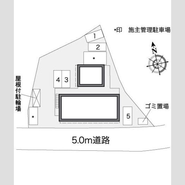 レオパレスフラッツスクエアⅡ 室内写真1