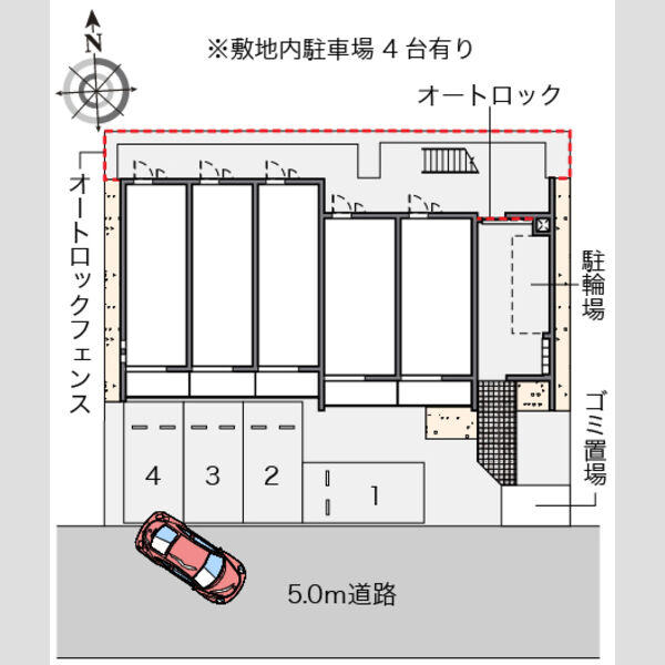 クレイノ太閤通 室内写真1