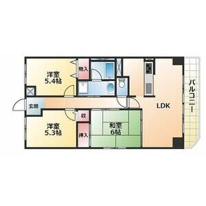 3LDK 間取り図