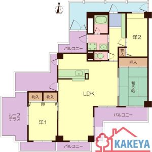 3LDK 間取り図