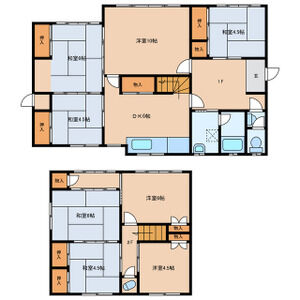 6LDK 間取り図