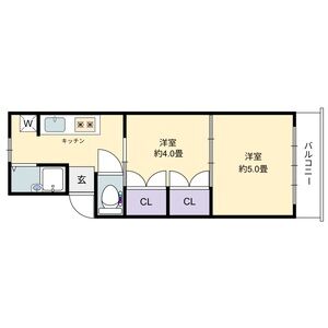 2K 間取り図
