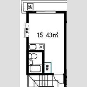 ワンルーム 間取り図