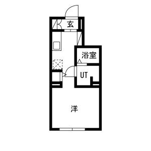 ワンルーム 間取り図