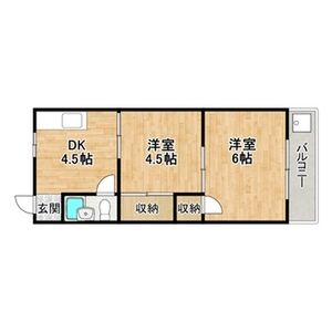 2K 間取り図