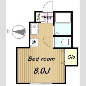 ワンルーム 間取り図