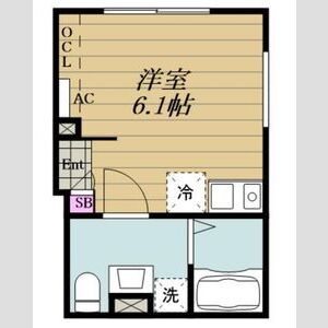 ワンルーム 間取り図