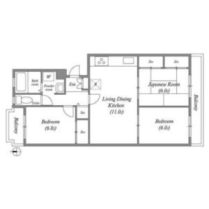 3LDK 間取り図