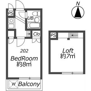 ワンルーム 間取り図
