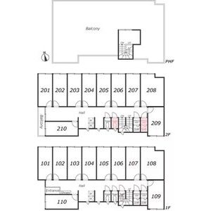 ワンルーム 間取り図