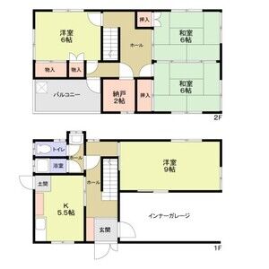 4DK 間取り図