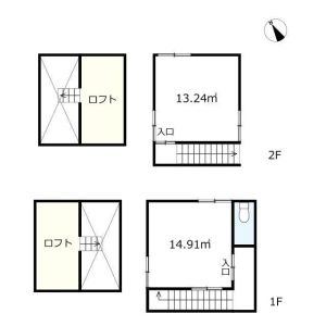 ワンルーム 間取り図