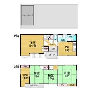5DK 間取り図