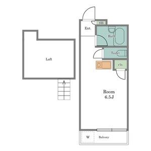 ワンルーム 間取り図