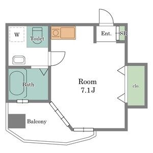 ワンルーム 間取り図