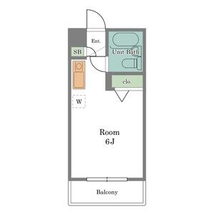 ワンルーム 間取り図