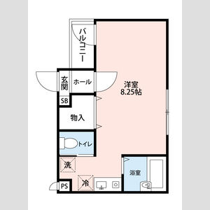ワンルーム 間取り図