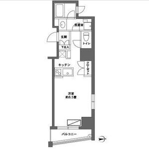 ワンルーム 間取り図