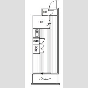 ワンルーム 間取り図