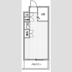 ワンルーム 間取り図