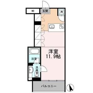 ワンルーム 間取り図