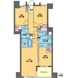 3LDK 間取り図