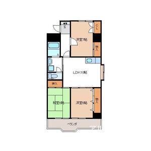 3LDK 間取り図