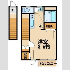 ワンルーム 間取り図