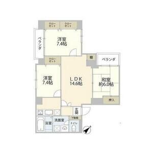 3LDK 間取り図