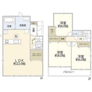 3LDK 間取り図
