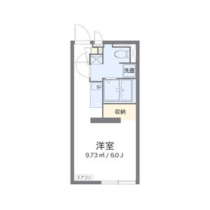 ワンルーム 間取り図