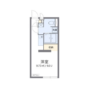 ワンルーム 間取り図