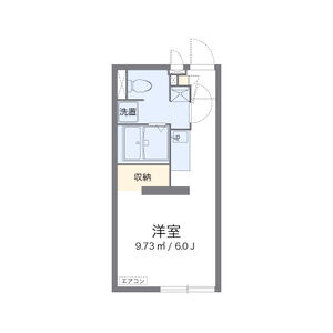 ワンルーム 間取り図